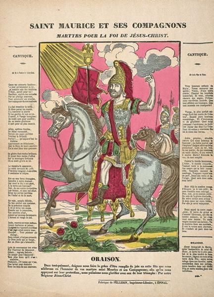 SAINT MAURICE ET SES COMPAGNONS / MARTYRS POUR LA FOI DE JESUS-CHRIST. (titre inscrit)_0