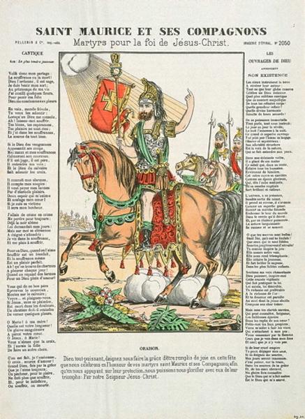 SAINT MAURICE ET SES COMPAGNONS / Martyrs pour la foi de Jésus-Christ. (titre inscrit)_0