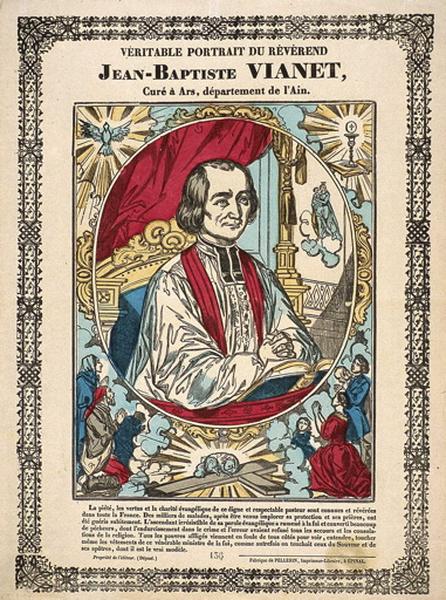 VERITABLE PORTAIT DU REVEREND / JEAN-BAPTISTE VIANET / Curé à Ars, département de l'Ain 136 (titre inscrit)_0