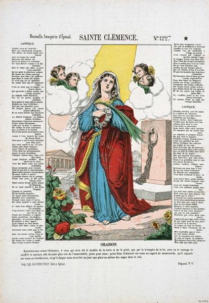 SAINTE CLEMENCE. N°.1227 (titre inscrit), Olivier-Pinot, 1875 dépôt légal