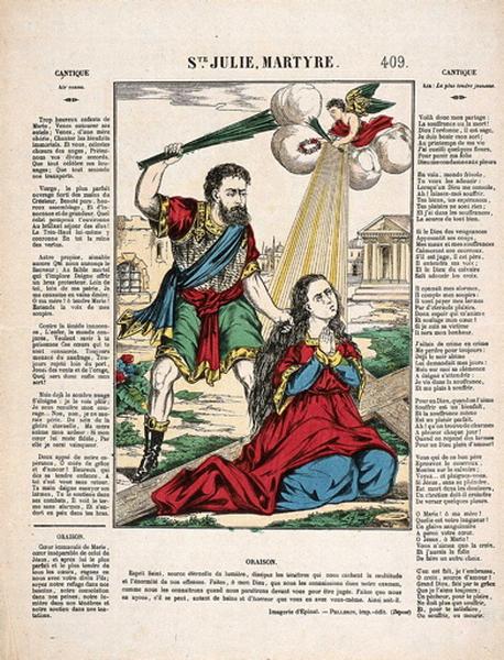 STE. JULIE, MARTYRE. 409. (titre inscrit)_0