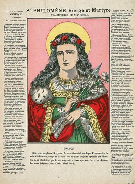 STE. PHILOMENE, Vierge et Martyre. / THAUMATURGE DU XIXe SIECLE. (titre inscrit)_0