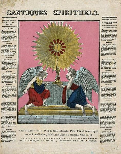 CANTIQUES SPIRITUELS. (titre inscrit); Saint Sacrement (titre.factice)_0