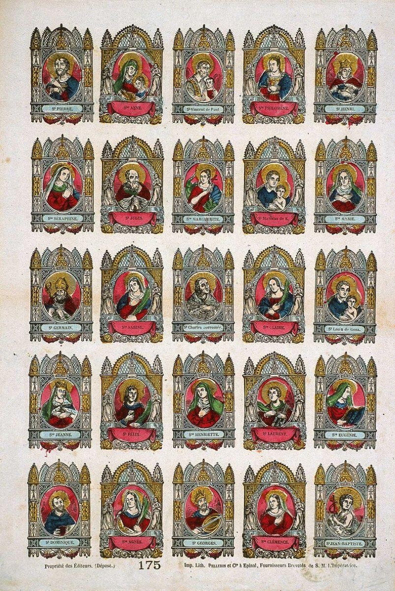 St PIERRE. [...] St JEAN-BAPTISTE. / 175 (titre inscrit), Pellerin, 1867 dépôt légal