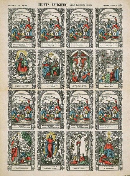 SUJETS RELIGIEUX. Sainte Germaine Cousin (titre factice)_0