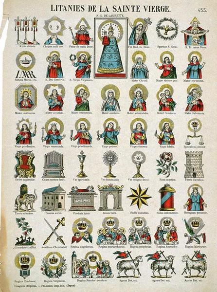 LITANIES DE LA SAINTE VIERGE. 455. (titre inscrit)_0