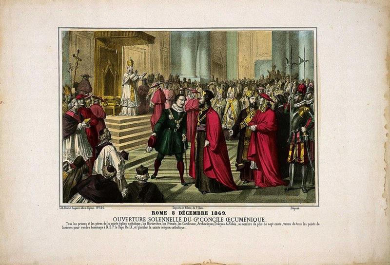 ROME 8 DECEMBRE 1896. OUVERTURE SOLENNELLE DU Gd CONCILE OECUMENIQUE. N°.520. (titre inscrit)_0