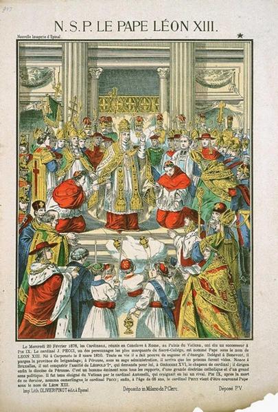 N.S.P. LE PAPE LEON XIII. (titre inscrit), Olivier-Pinot, 1878 dépôt légal