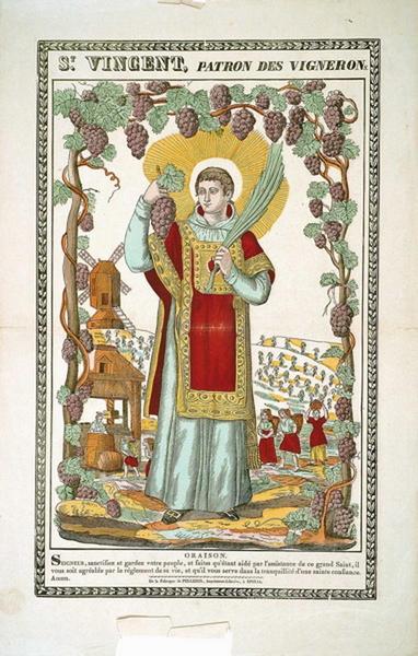 St. VINCENT, PATRON DES VIGNERONs. (titre inscrit)_0