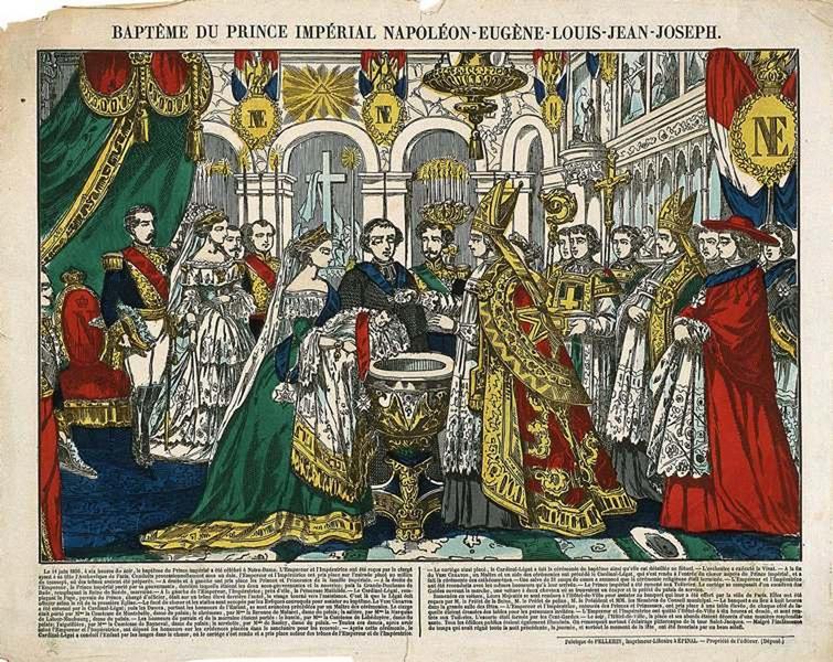 BAPTEME DU PRINCE IMPERIAL NAPOLEON-EUGENE-LOUIS-JEAN-JOSEPH. (titre inscrit)_0