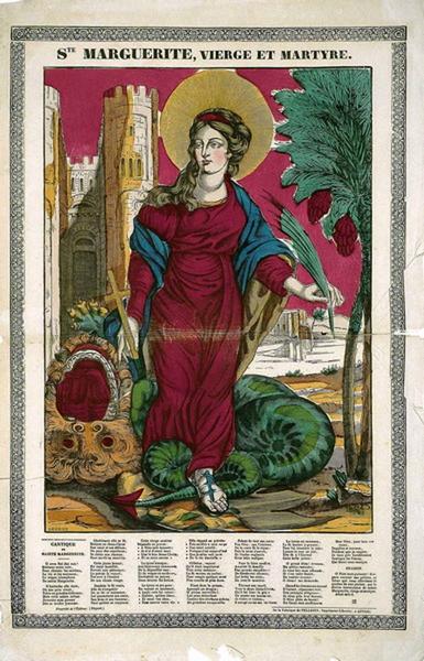 Ste MARGUERITE, VIERGE ET MARTYRE. (titre inscrit)_0