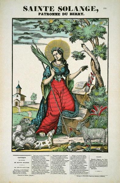 SAINTE SOLANGE, / PATRONNE DU BERRY. 352. (titre inscrit)_0