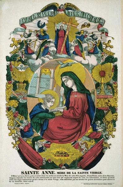 GALERIE RELIGIEUSE / SAINTE ANNE, MERE DE LA SAINTE VIERGE. (titre inscrit)_0
