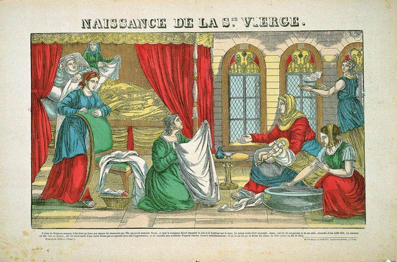 NAISSANCE DE LA Ste. VIERGE. (titre inscrit)_0