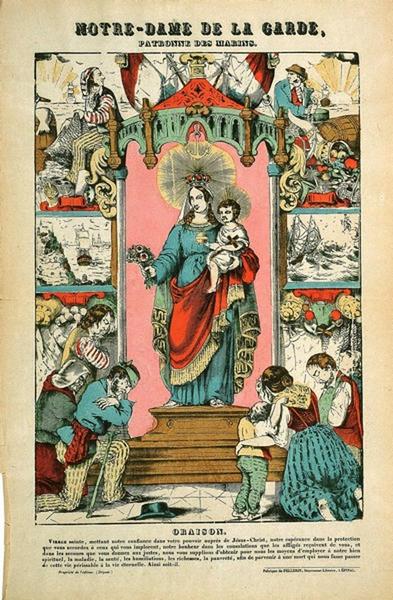 NOTRE-DAME DE LA GARDE, / PATRONNE DES MARINS. (titre inscrit)_0