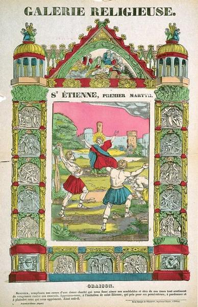 GALERIE RELIGIEUSE. St ETIENNE, PREMIER MARTYR. (titre inscrit)_0