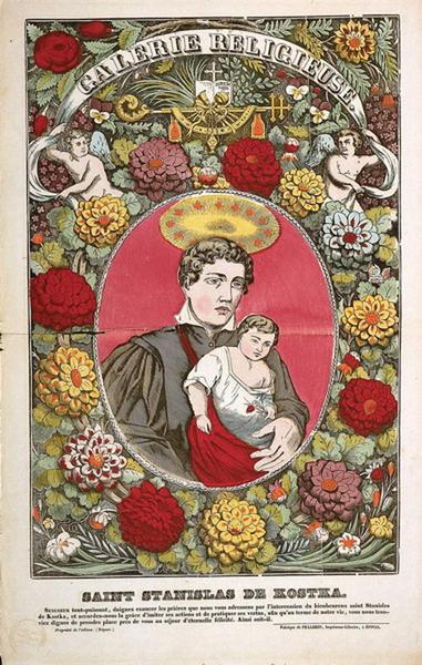 GALERIE RELIGIEUSE / SAINT STANISLAS DE KOSTKA. (titre inscrit)_0