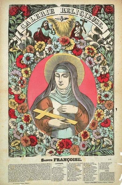 GALERIE RELIGIEUSE / SAINTE FRANCOISE. 368 (titre inscrit), 1840 vers