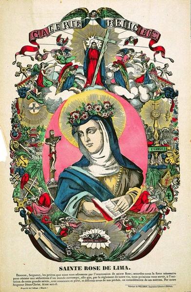 GALERIE RELIGIEUSE / SAINTE ROSE DE LIMA. (titre inscrit)_0