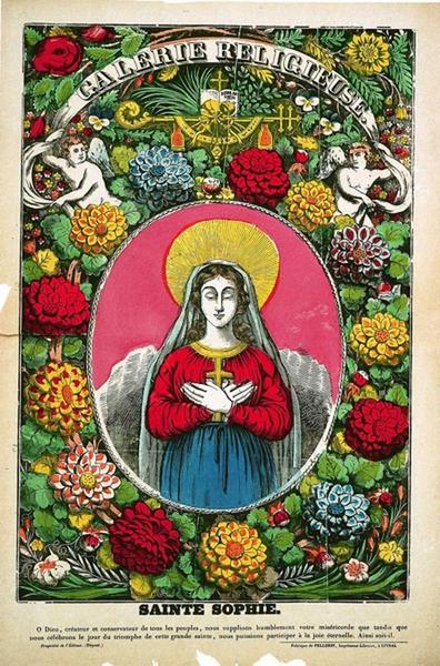 GALERIE RELIGIEUSE / SAINTE SOPHIE. (titre inscrit)_0