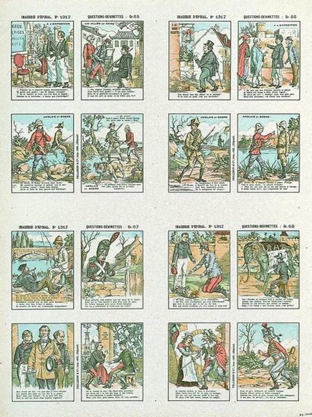 IMAGERIE D'EPINAL, N° 1317 ; QUESTIONS-DEVINETTES : Gr. 65 ; Gr. 66 ; Gr. 67 ; Gr. 68  (titre inscrit)_0