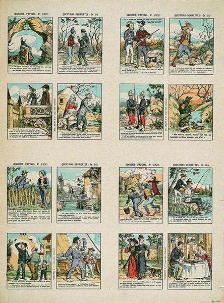 IMAGERIE D'EPINAL, N° 1320 ; QUESTIONS-DEVINETTES : Gr. 81 ; Gr. 82 ; Gr. 83 ; Gr. 84 (titre inscrit)_0