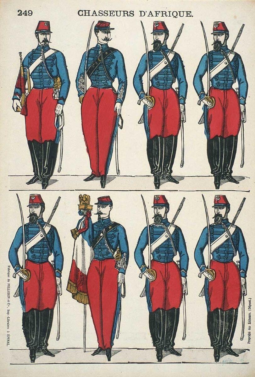 CHASSEURS D'AFRIQUE. 249 (titre inscrit)_0