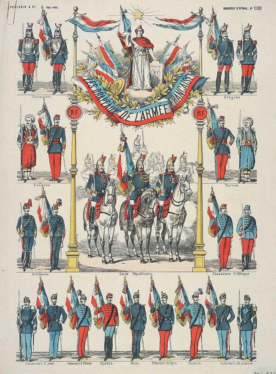 LES DRAPEAUX DE L'ARMÉE FRANCAISE (titre inscrit)_0