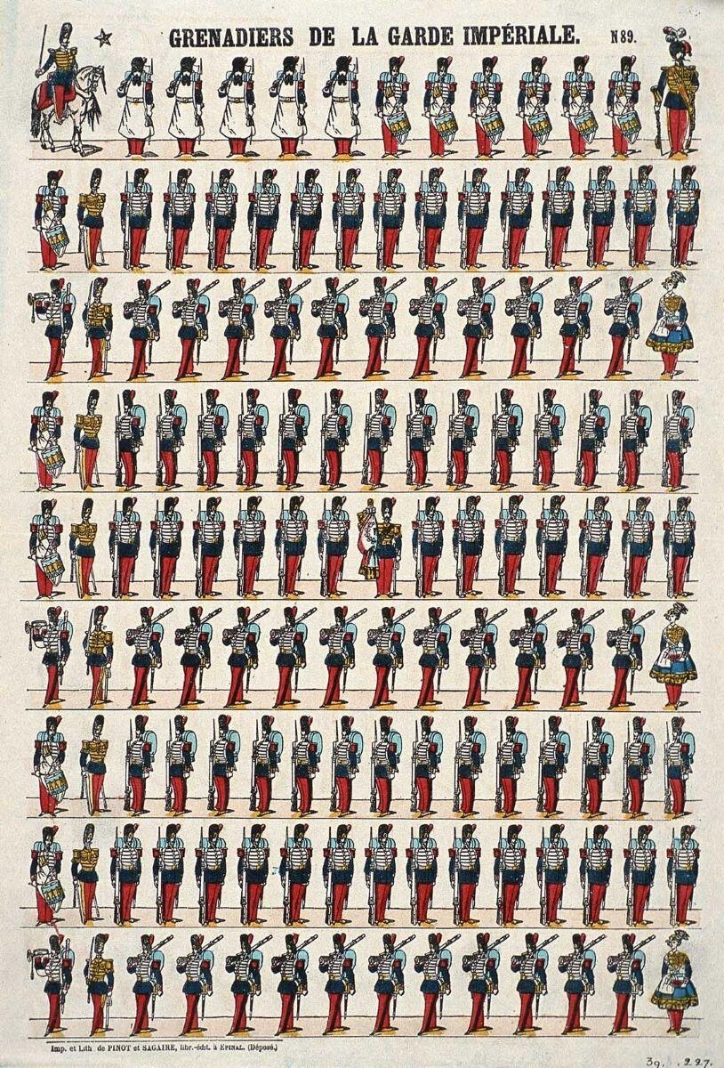 GRENADIERS DE LA GARDE IMPERIALE. N89. (titre inscrit)_0