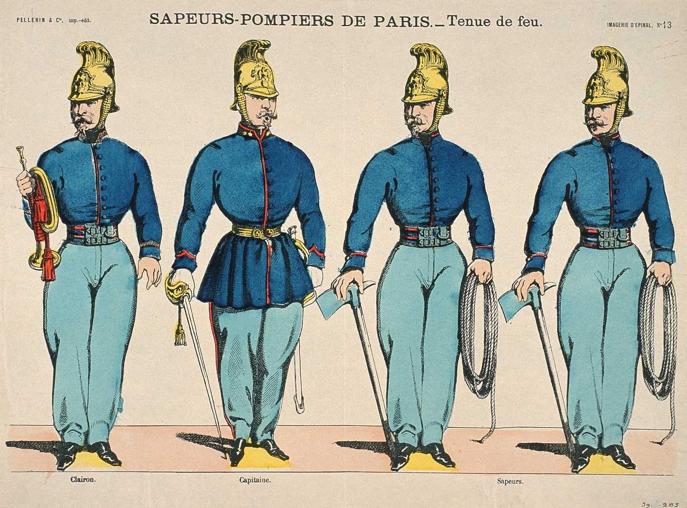 SAPEURS-POMPIERS DE PARIS. - Tenue de feu. (titre inscrit)_0