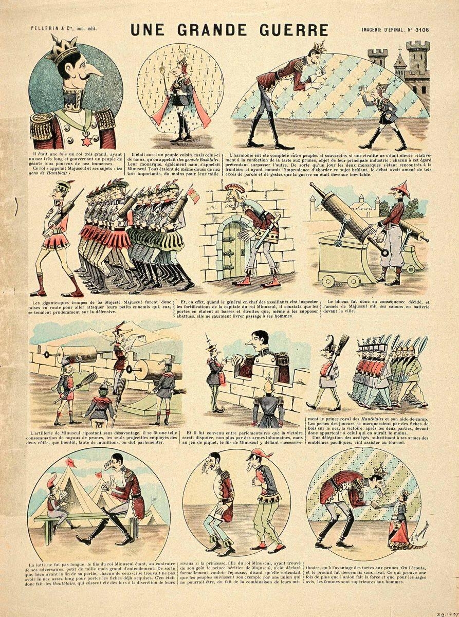 UNE GRANDE GUERRE (titre inscrit), Henry Hennault, 1907 dépôt légal