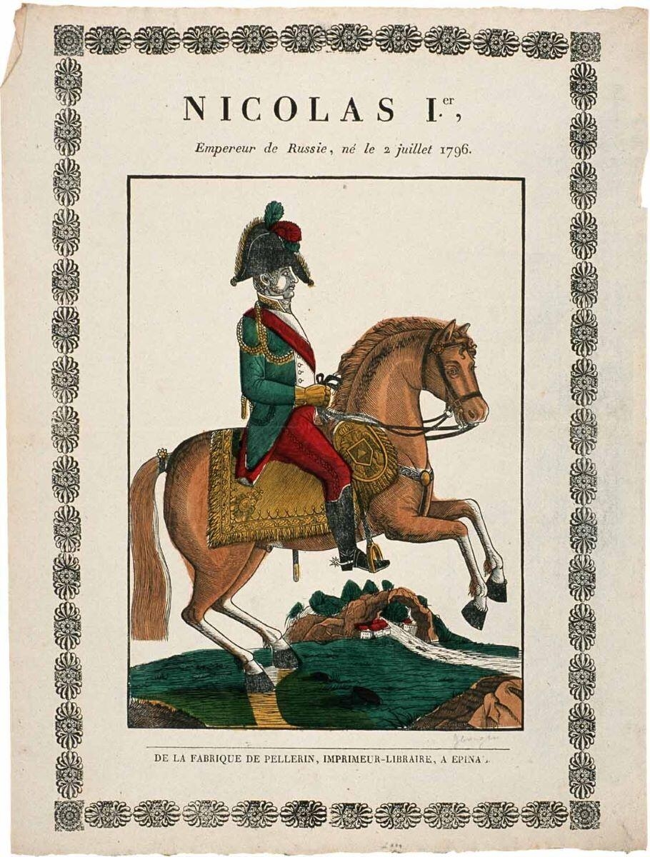 NICOLAS Ier, / Empereur de Russie né le 2 janvier 1796. (titre inscrit)_0