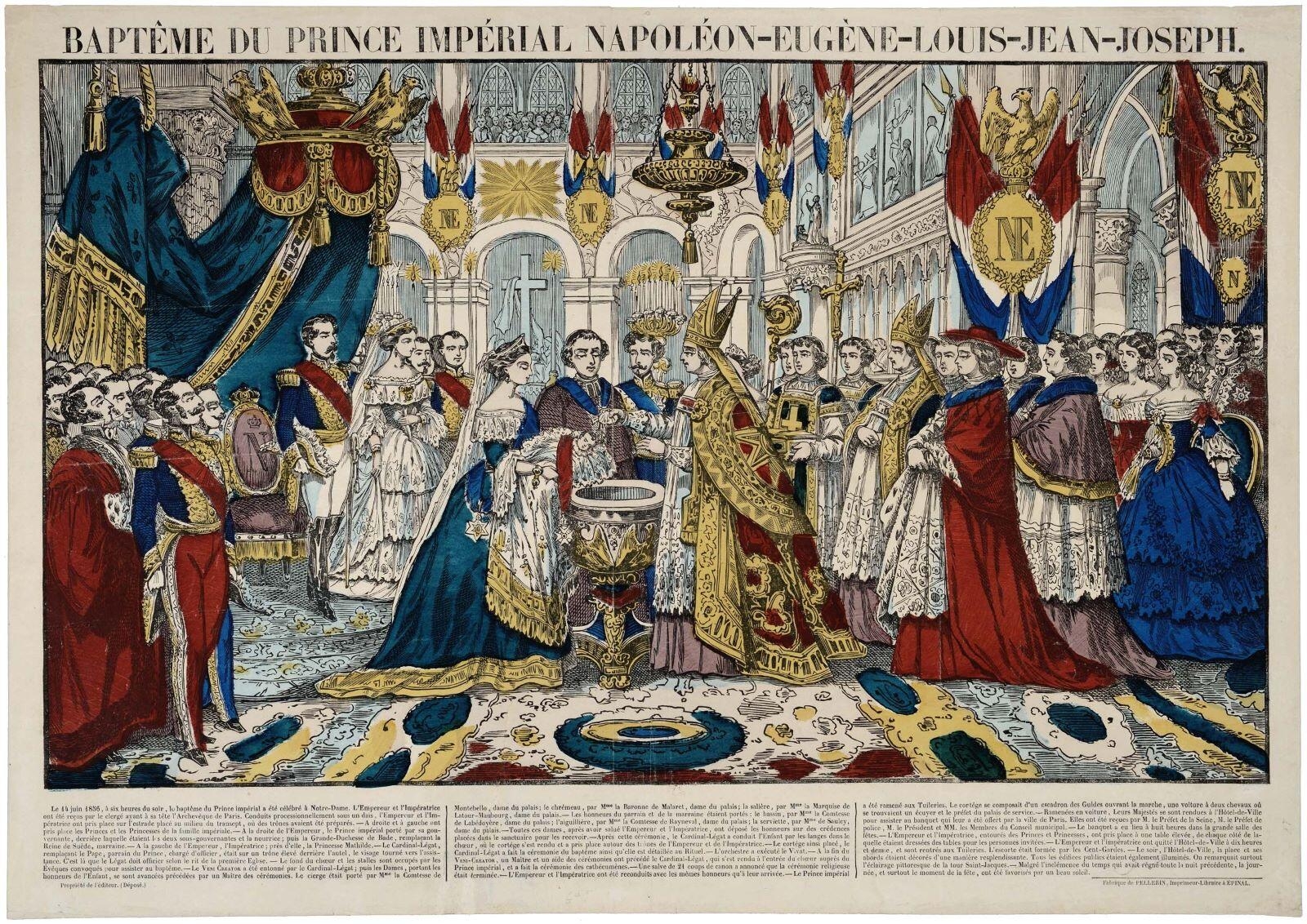 BAPTÊME DU PRINCE IMPÉRIAL NAPOLÉON-EUGÈNE-LOUIS-JEAN-JOSEPH. (titre inscrit)_0