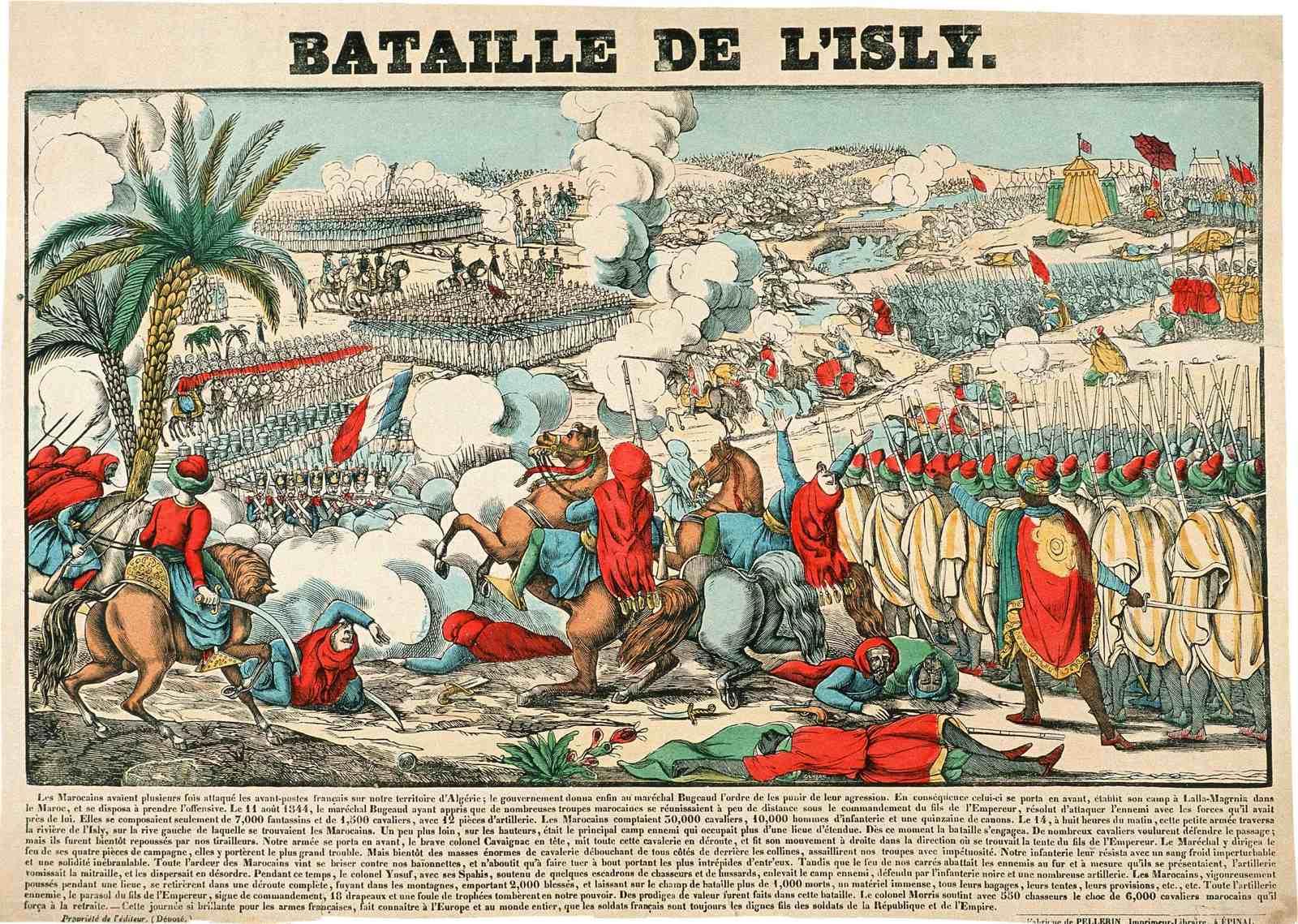 BATAILLE DE L'ISLY. (titre inscrit), Jean-Baptiste Vanson, 1844