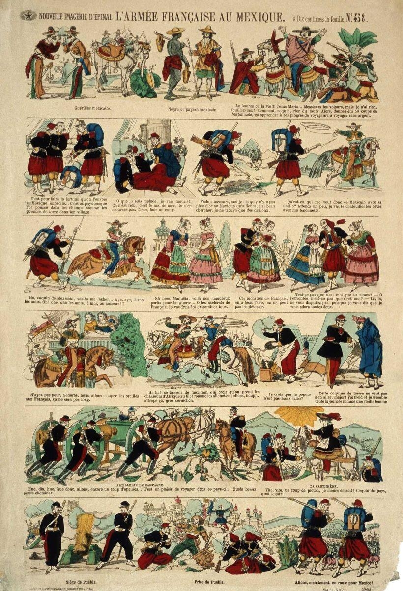 L'ARMÉE FRANÇAISE AU MEXIQUE. N°.438. (titre inscrit)_0