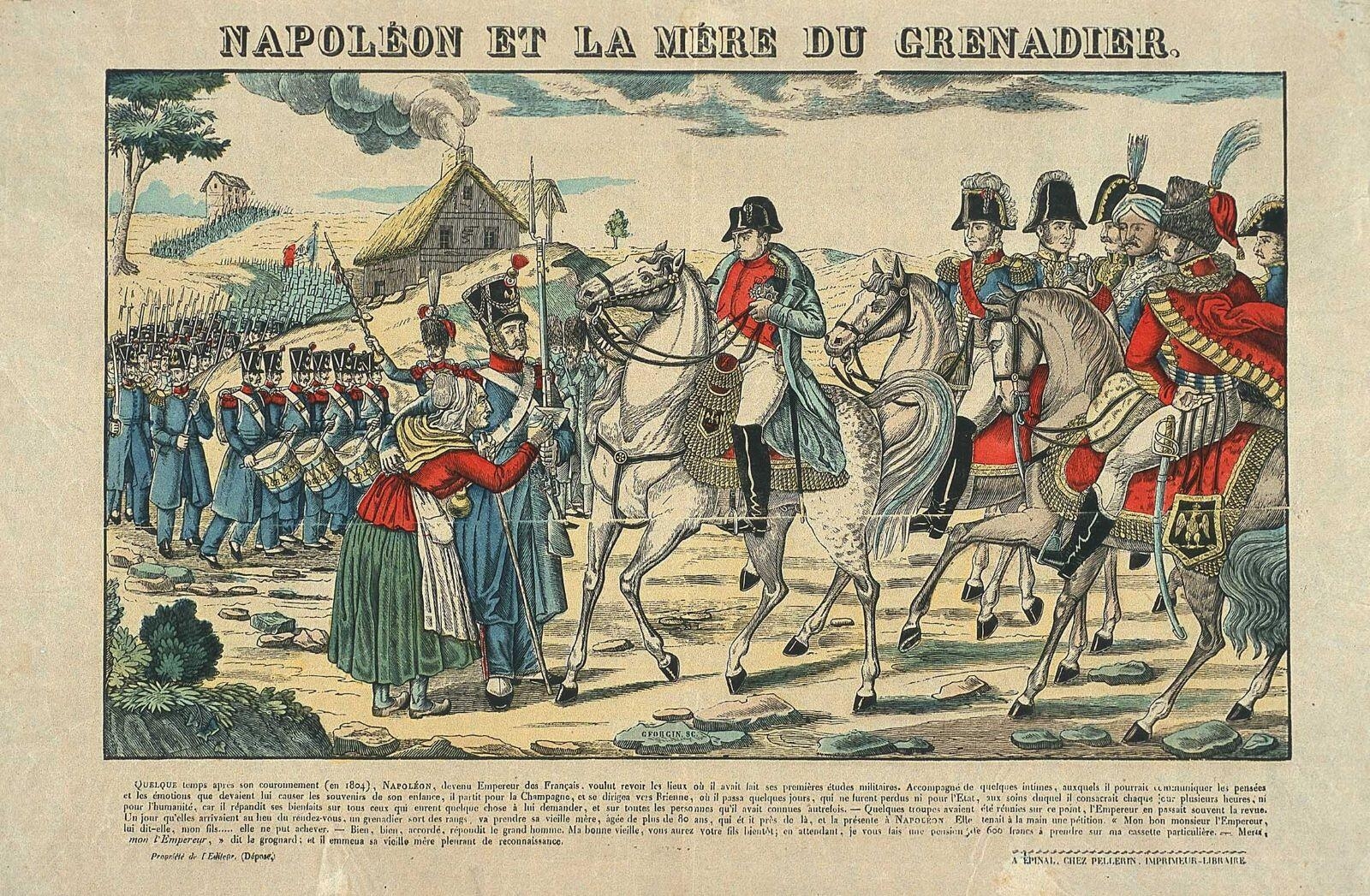 NAPOLÉON ET LA MÈRE DU GRENADIER.  (titre inscrit)_0