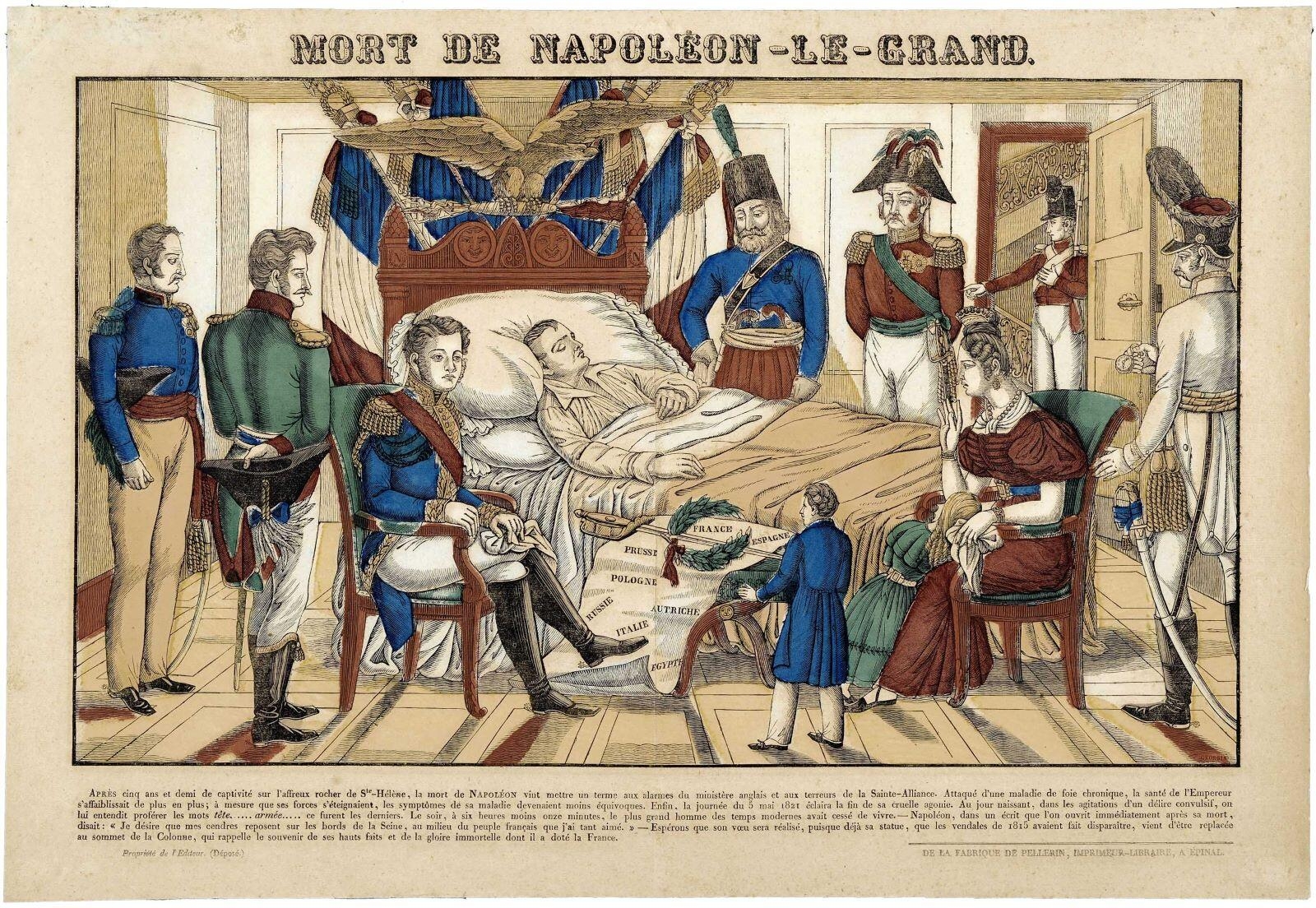 MORT DE NAPOLÉON-LE-GRAND. (titre inscrit)_0