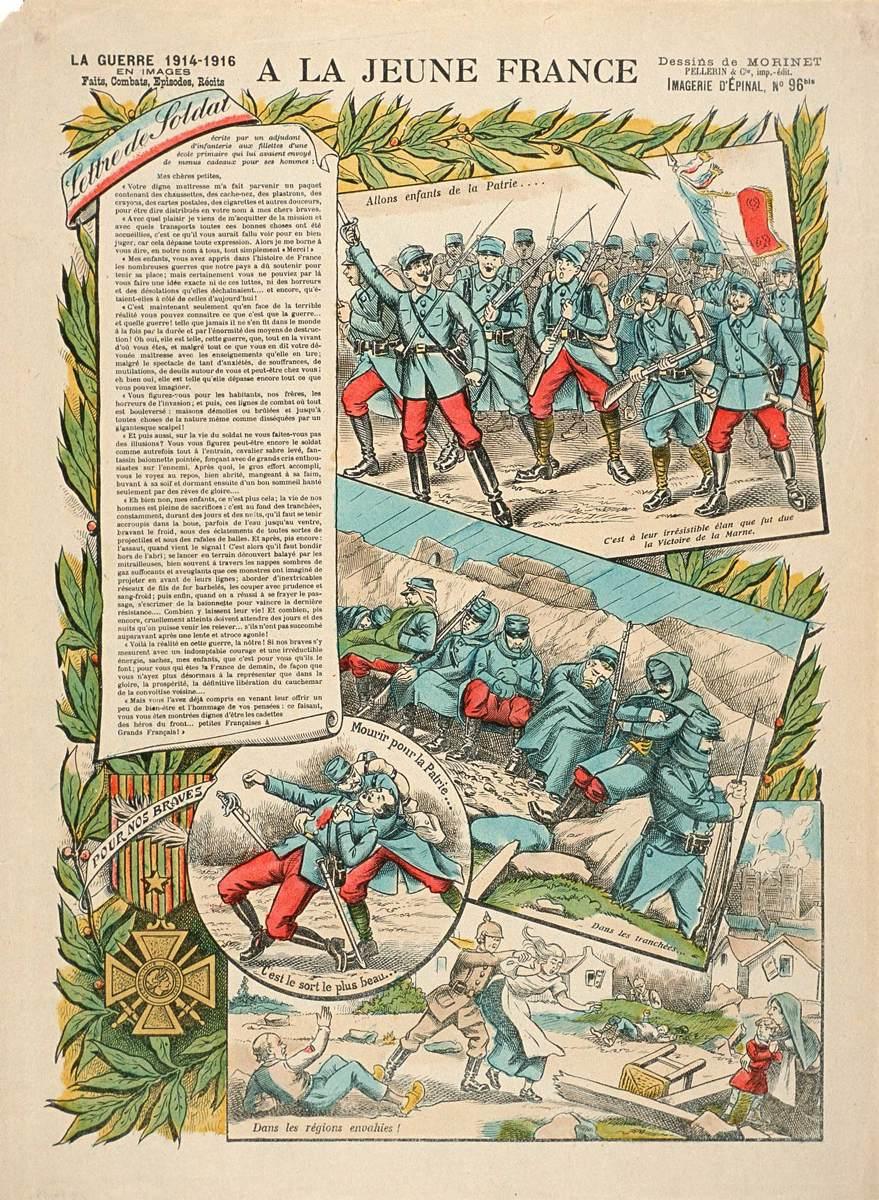 A LA JEUNE FRANCE (titre inscrit), Louis Georges Albert Morinet, 1915