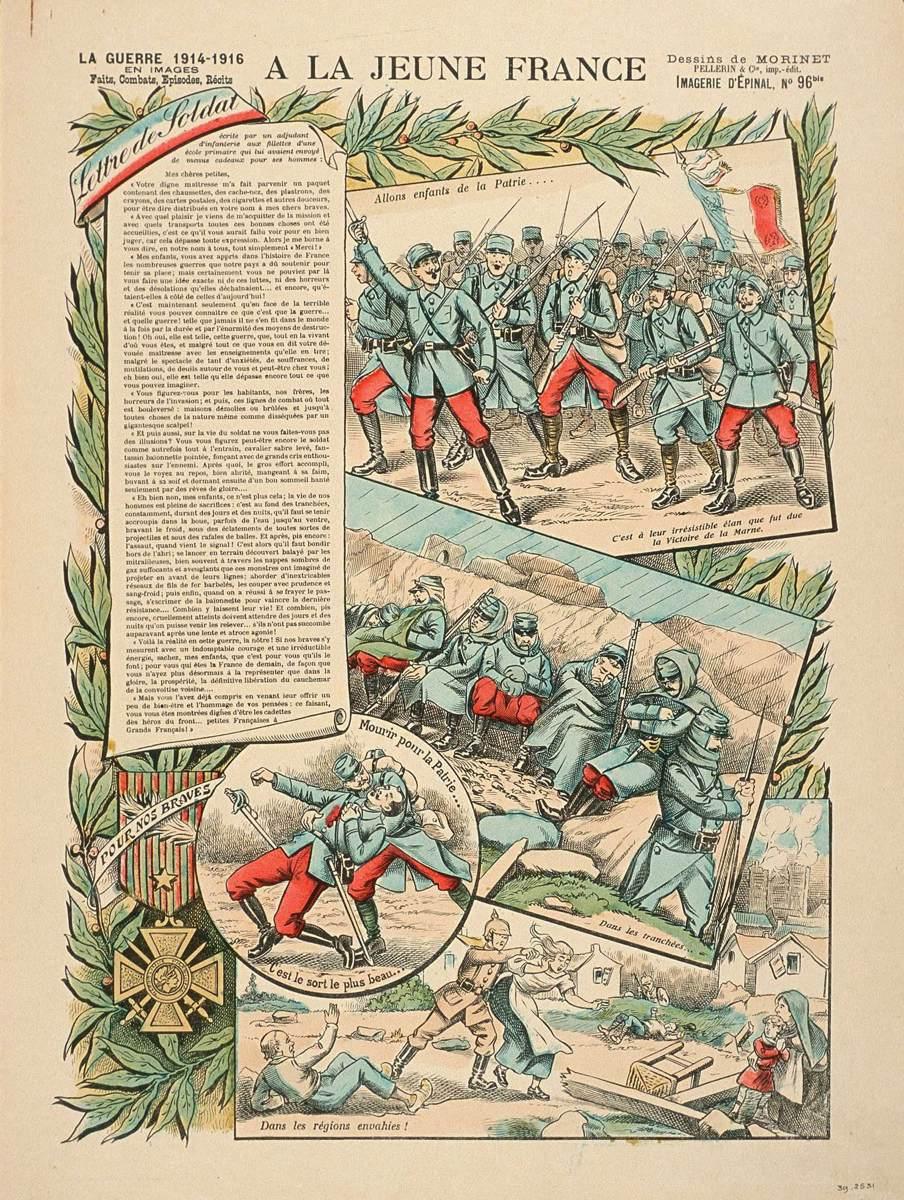 A LA JEUNE FRANCE (titre inscrit), Louis Georges Albert Morinet, 1915