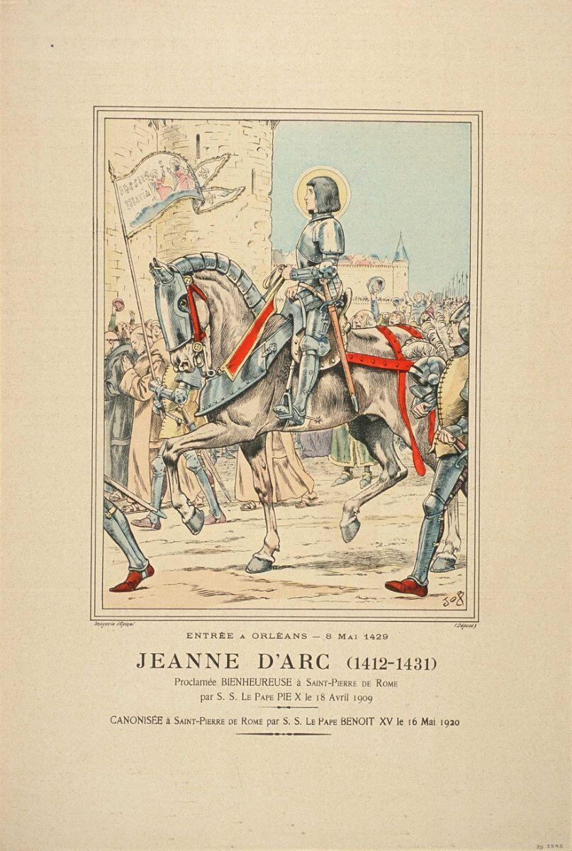 ENTRÉE A ORLÉANS - 8 MAI 1429 / JEANNE D'ARC (1412-1431) (titre inscrit)_0