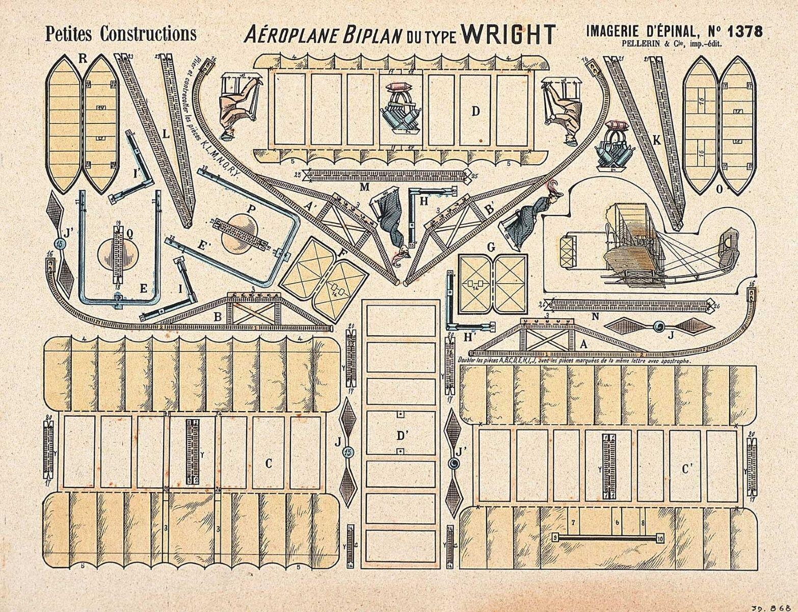 AEROPLANE BIPLAN DU TYPE WRIGHT (titre inscrit)_0