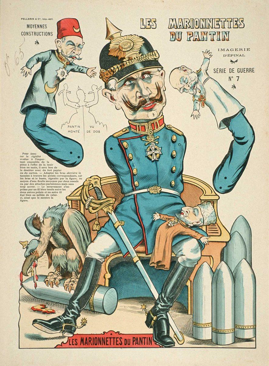 LES MARIONNETTES / DU PANTIN (titre inscrit), Louis Georges Albert Morinet, 1915