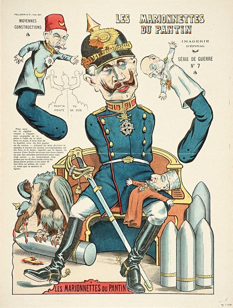 LES MARIONNETTES / DU PANTIN (titre inscrit), Louis Georges Albert Morinet, 1915