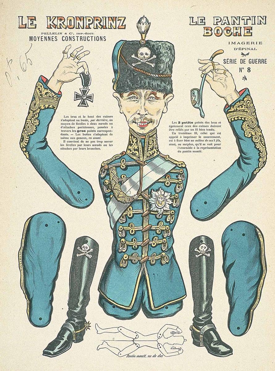 LE KRONPRINZ / LE PANTIN / BOCHE (titre inscrit), Louis Georges Albert Morinet, 1915