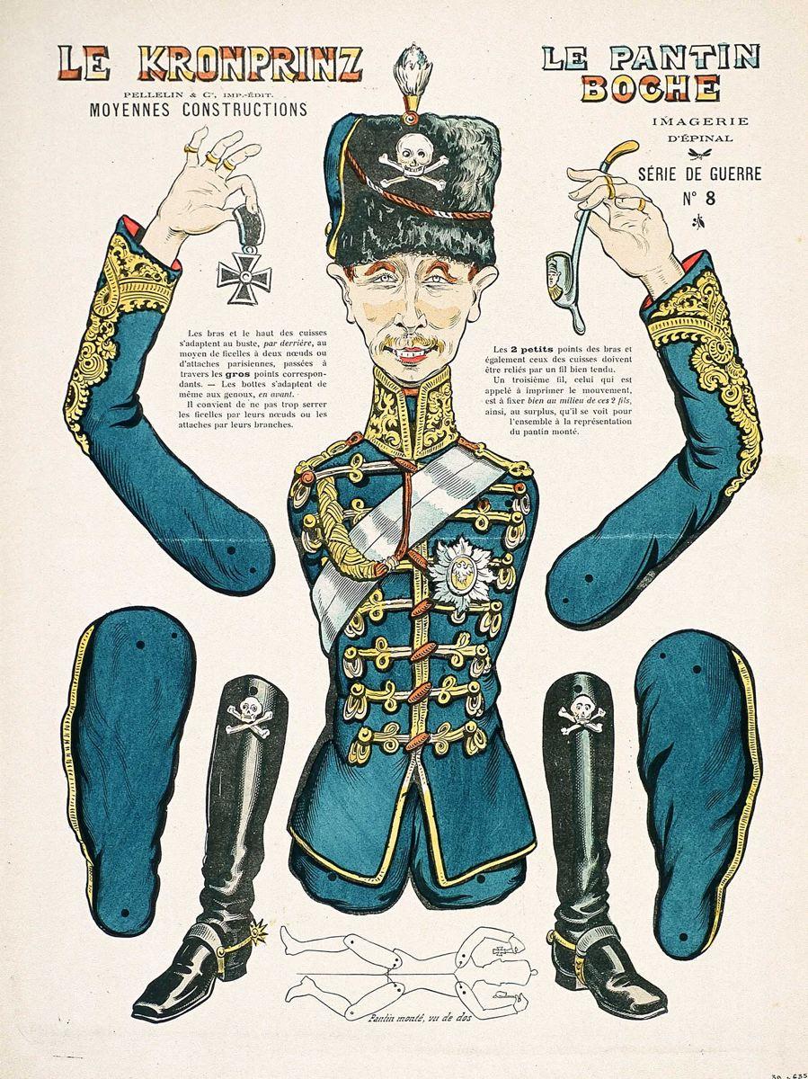 LE KRONPRINZ / LE PANTIN / BOCHE (titre inscrit), Louis Georges Albert Morinet, 1915