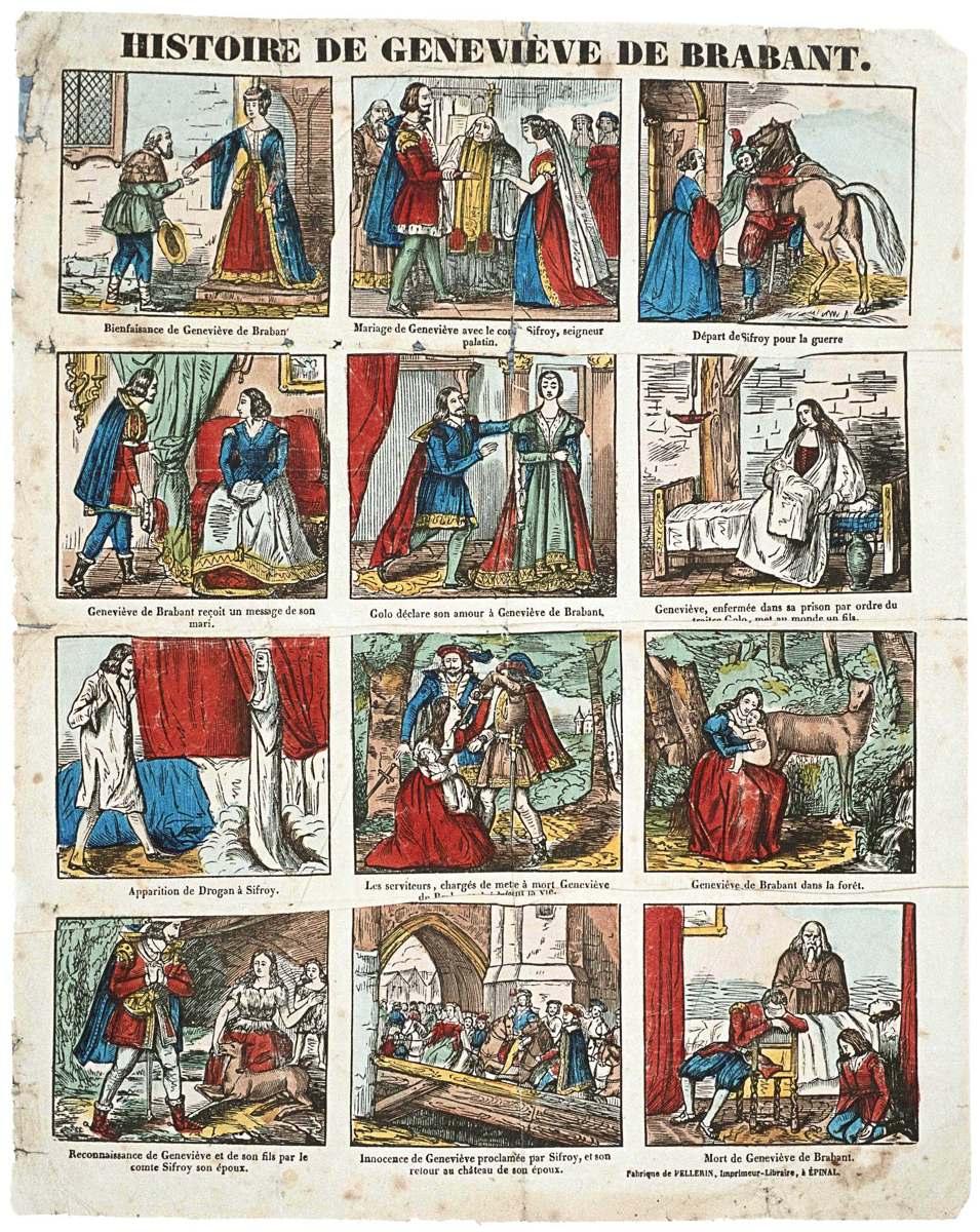 HISTOIRE DE GENEVIEVE DE BRABANT. (titre inscrit), 1842