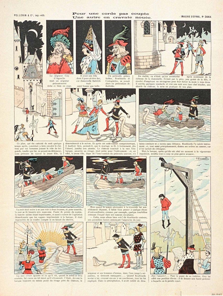 Pour une corde pas coupée / Une autre en cravate nouée. (titre inscrit), Henry Hennault, 1891-1921