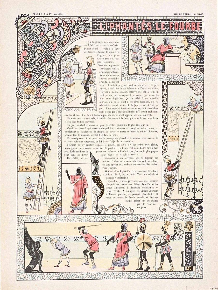 LIPHANTES LE FOURBE (titre inscrit), Henry Hennault, 1907 dépôt légal