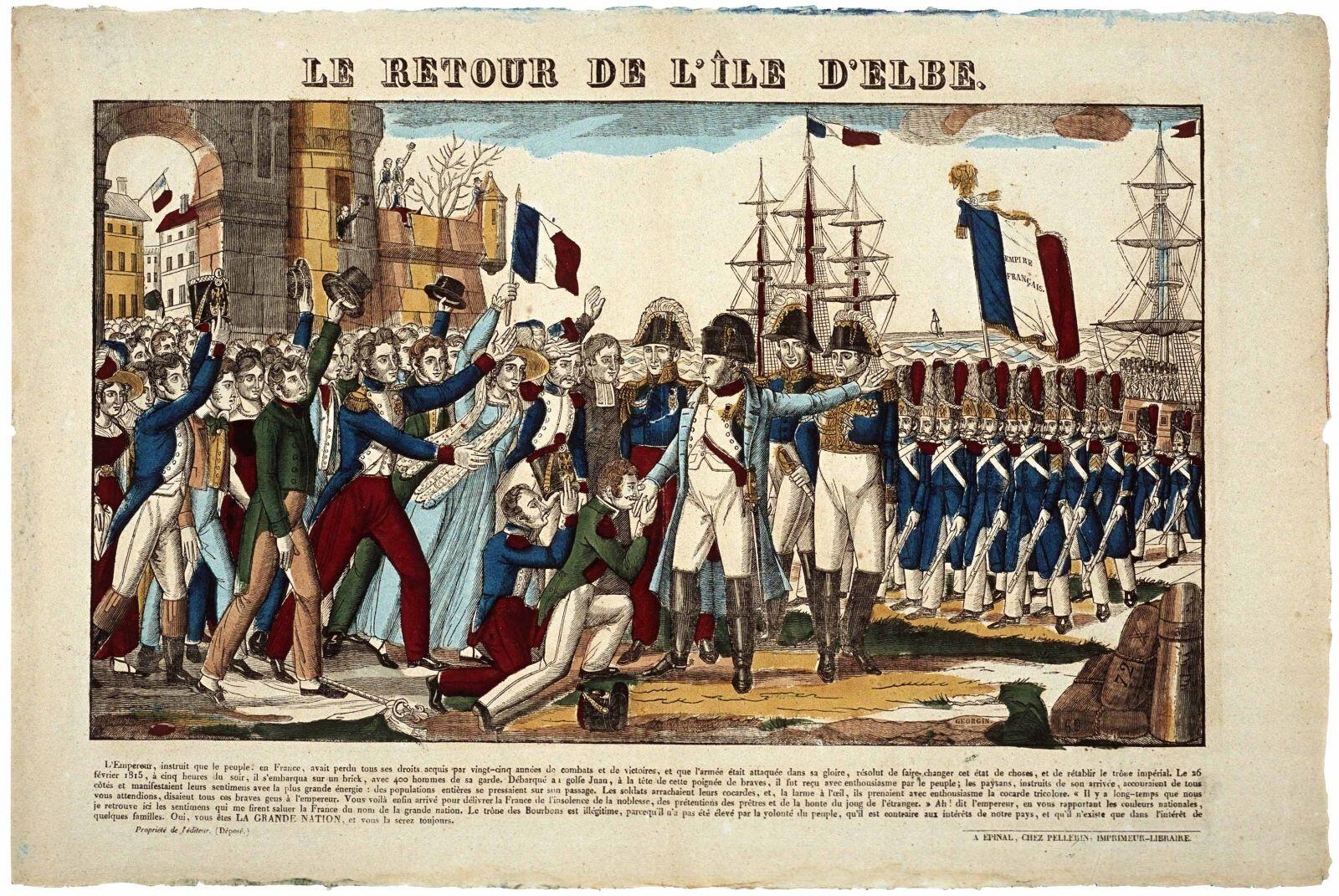 LE RETOUR DE L'ILE D'ELBE. (titre inscrit)_0