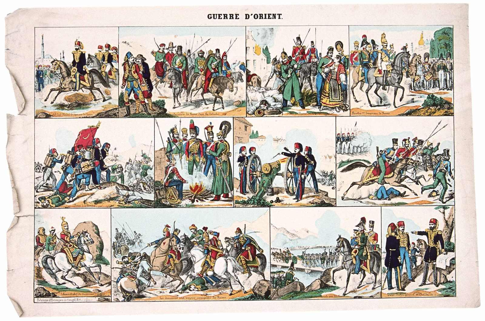 GUERRE D'ORIENT. (titre inscrit), Gangel, 1852-1858